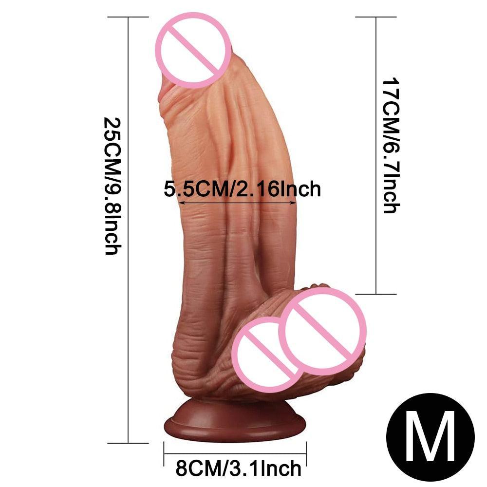 10.6 Inch Huge Dildo with Suction Cup - LUSTLOVER