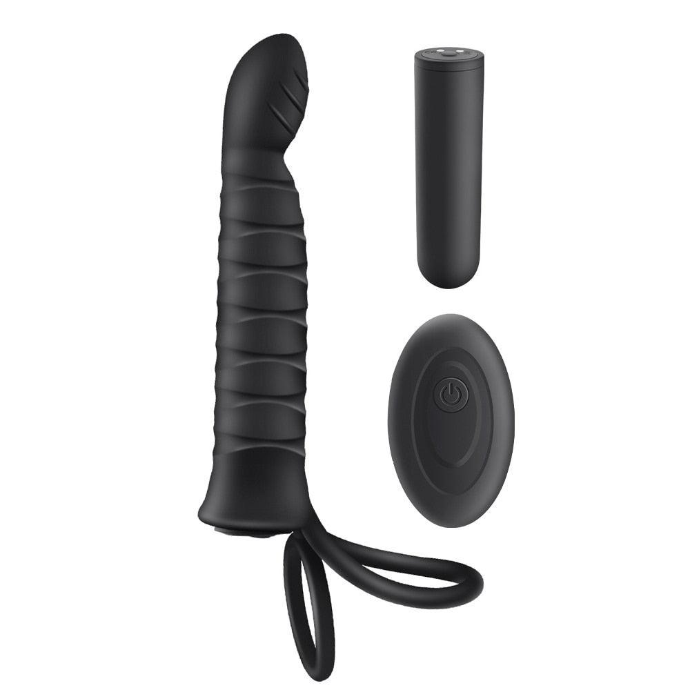 10 Frequency Double Penetration Dildo - LUSTLOVER