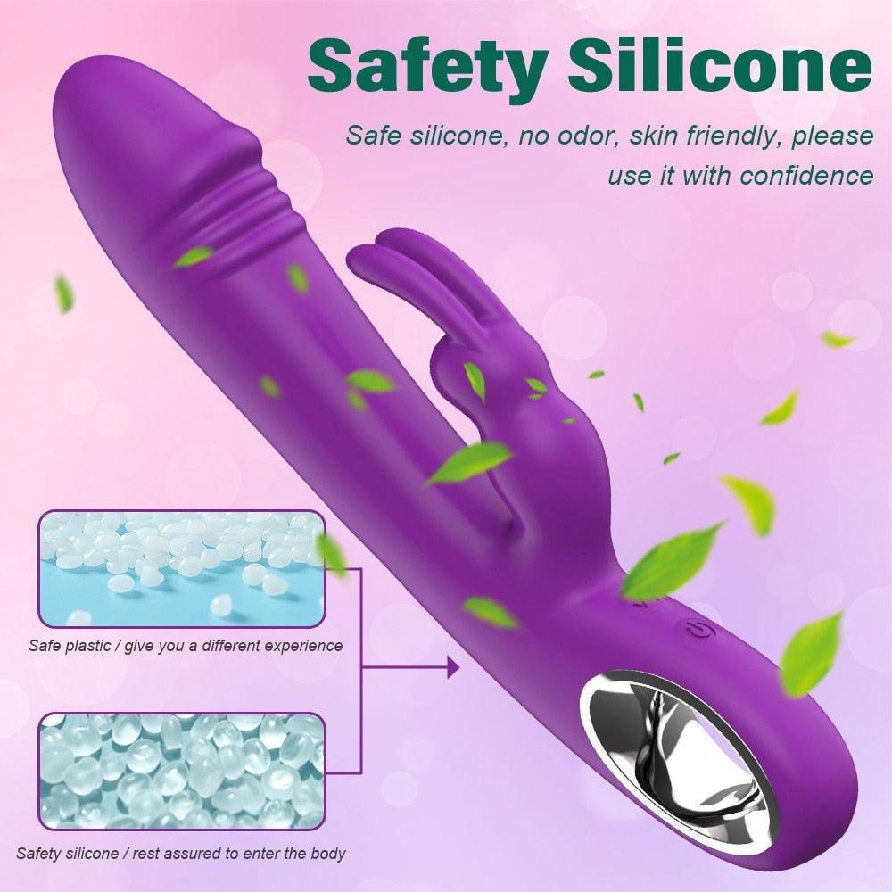 10 Frequency Rabbit Vibrator - LUSTLOVER