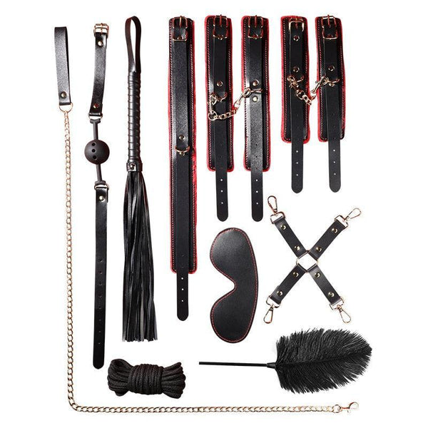 10 PCs Bondage Kit - LUSTLOVER