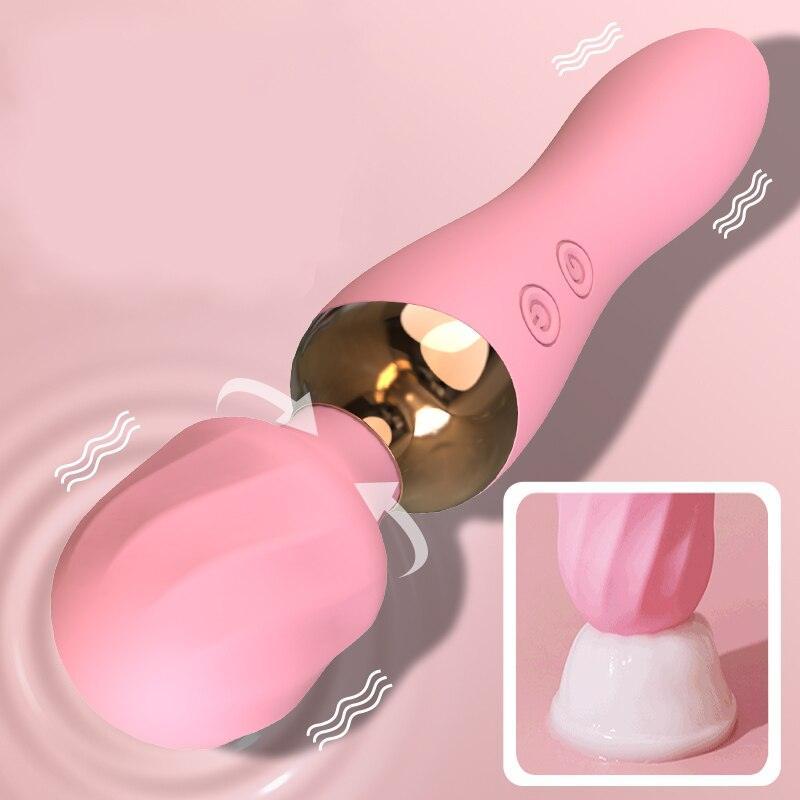 12 Speed Heated Double-Ended Vibrator - LUSTLOVER