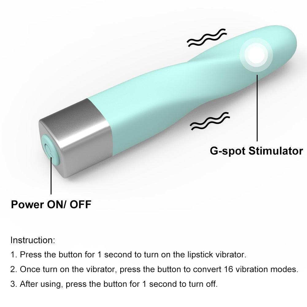 16 Speed Mini Bullet Vibrator - LUSTLOVER