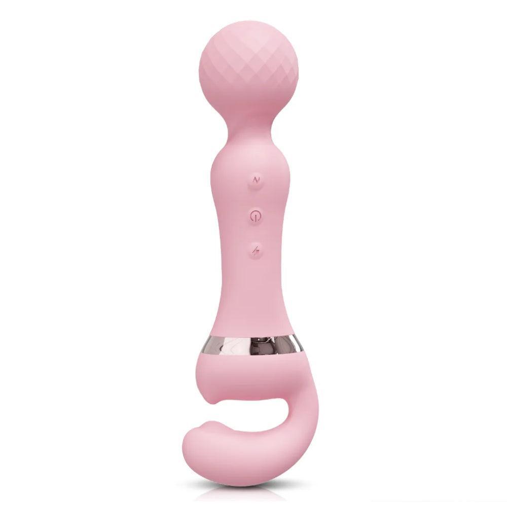 2 in 1 Vibrator Magic Wand - LUSTLOVER