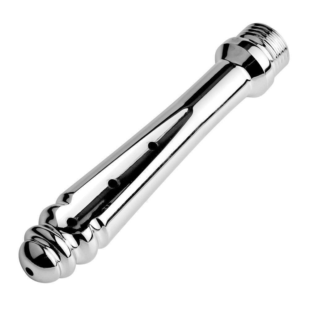 2 Nozzles Stainless Steel Enema Douche - LUSTLOVER