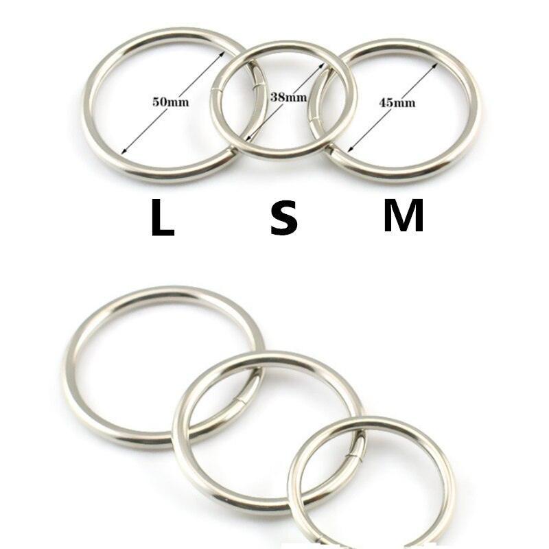 3 Sizes Metel Cock Ring - LUSTLOVER