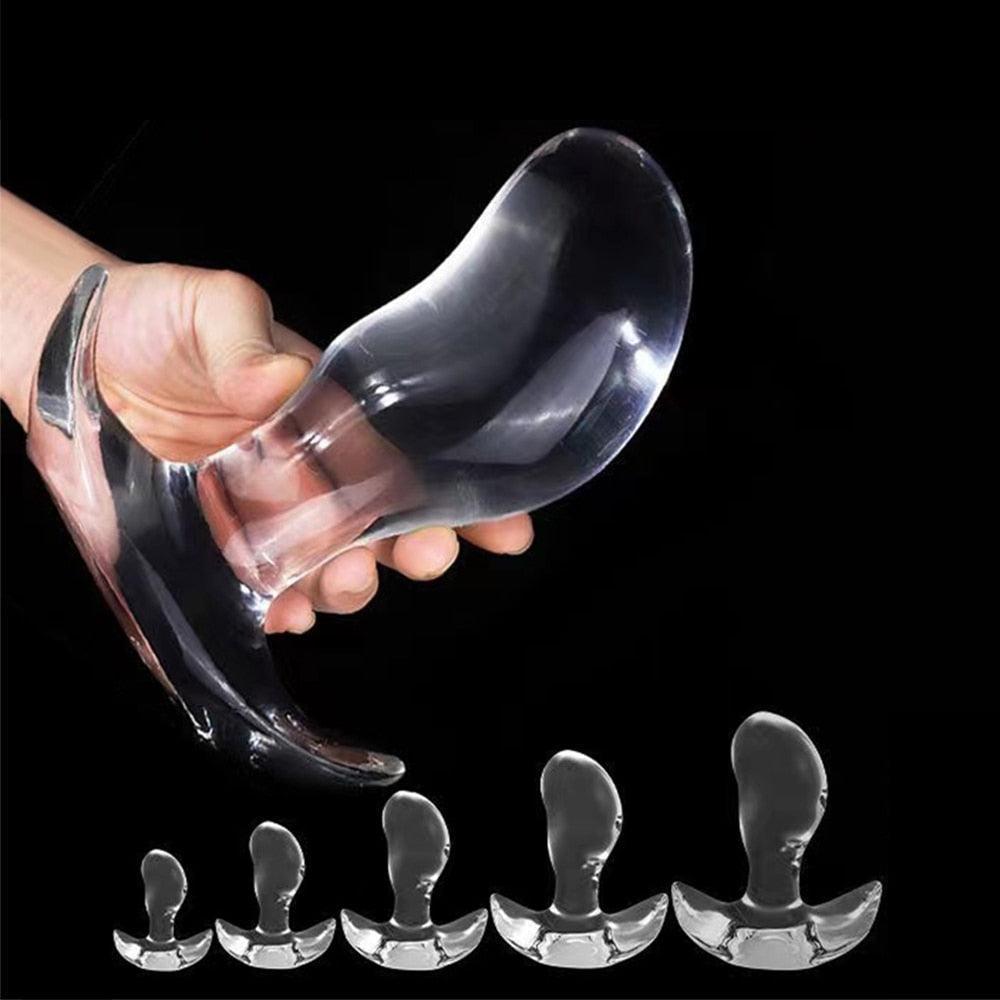 6 Sizes Large Glass Butt Plug - LUSTLOVER