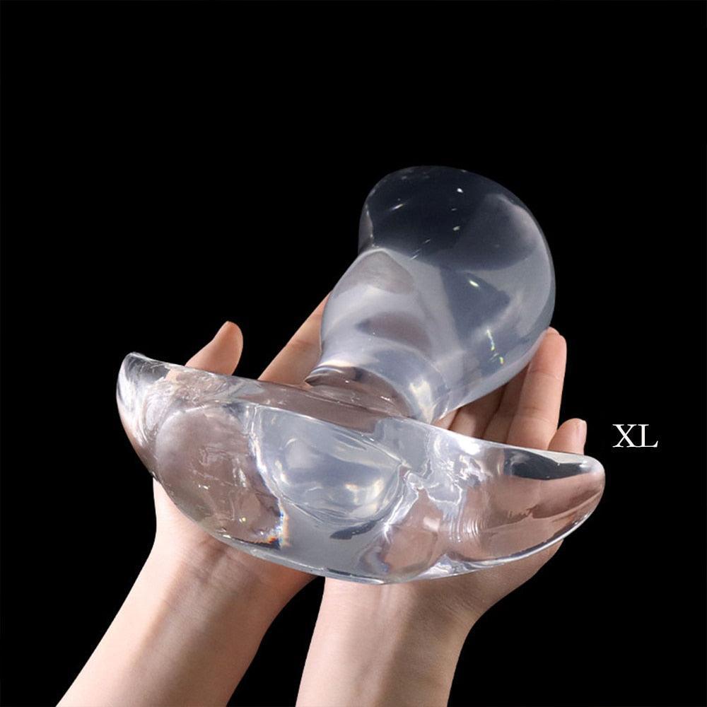 6 Sizes Large Glass Butt Plug - LUSTLOVER