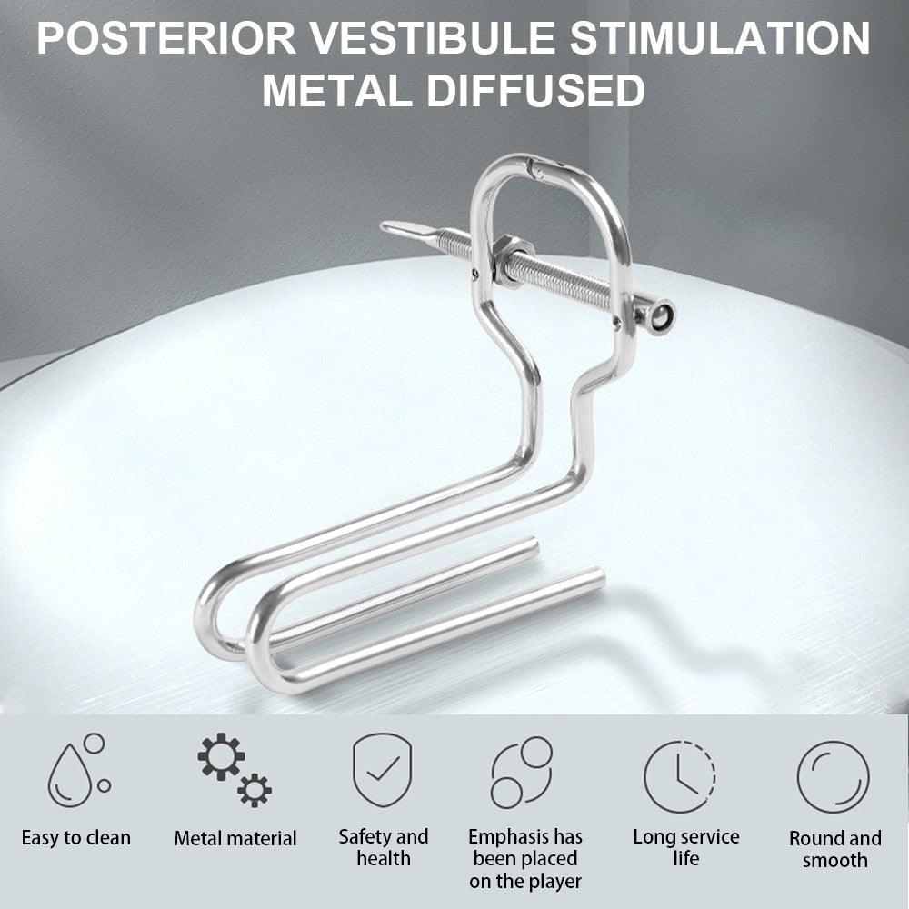 Adjustable Stainless Steel Anal/Vaginal Speculum - LUSTLOVER