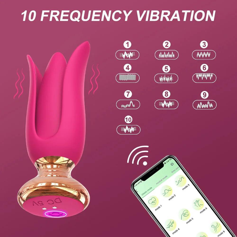 App control Anal Vibrator - LUSTLOVER