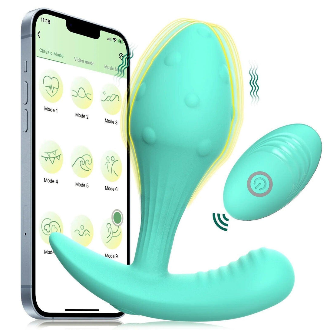 App Control Butt Plug Male Prostate Vibrator - LUSTLOVER