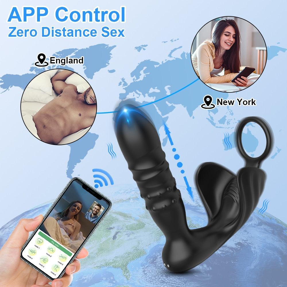 APP Control Prostate Massager - LUSTLOVER