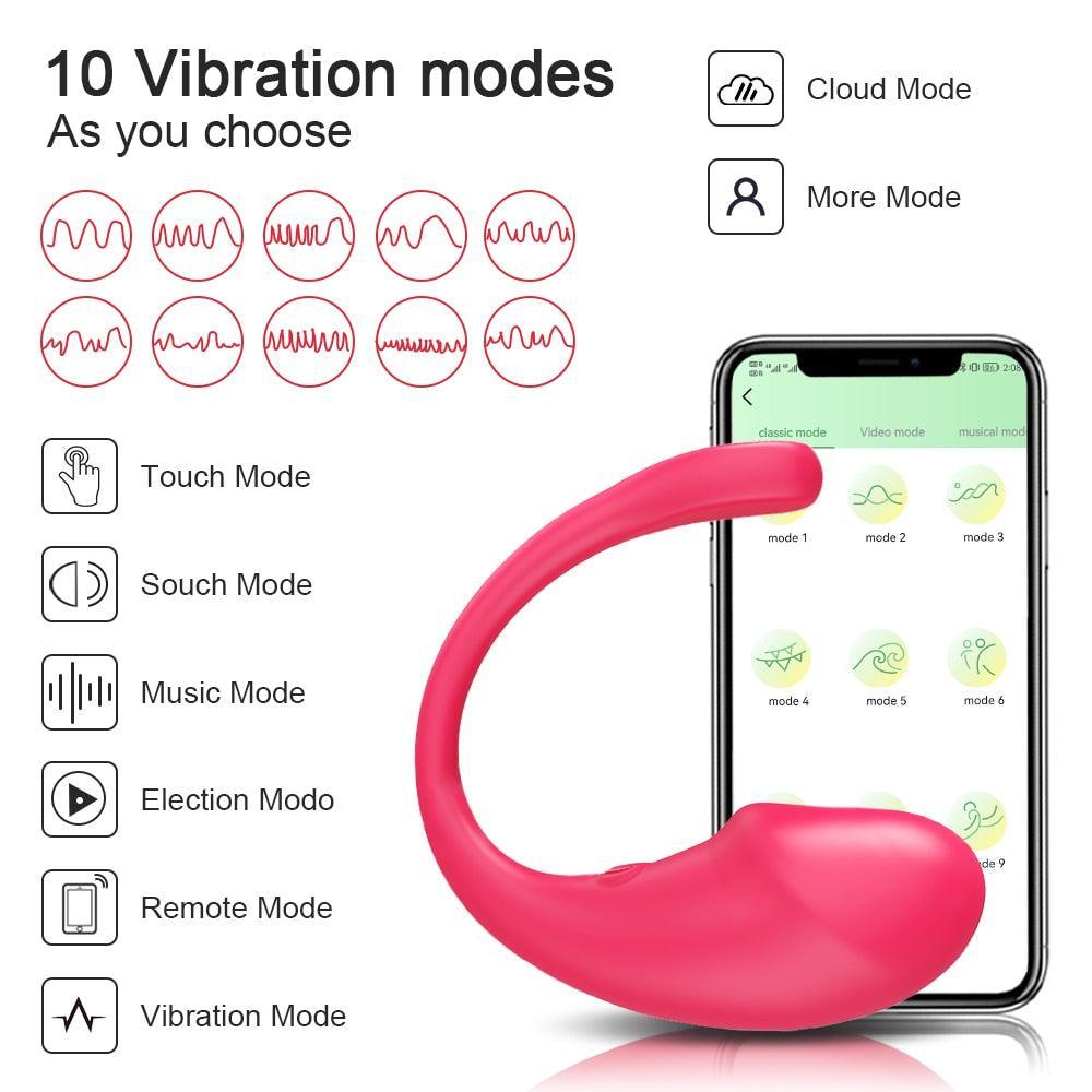 APP Remote Control Vibrating Egg - LUSTLOVER