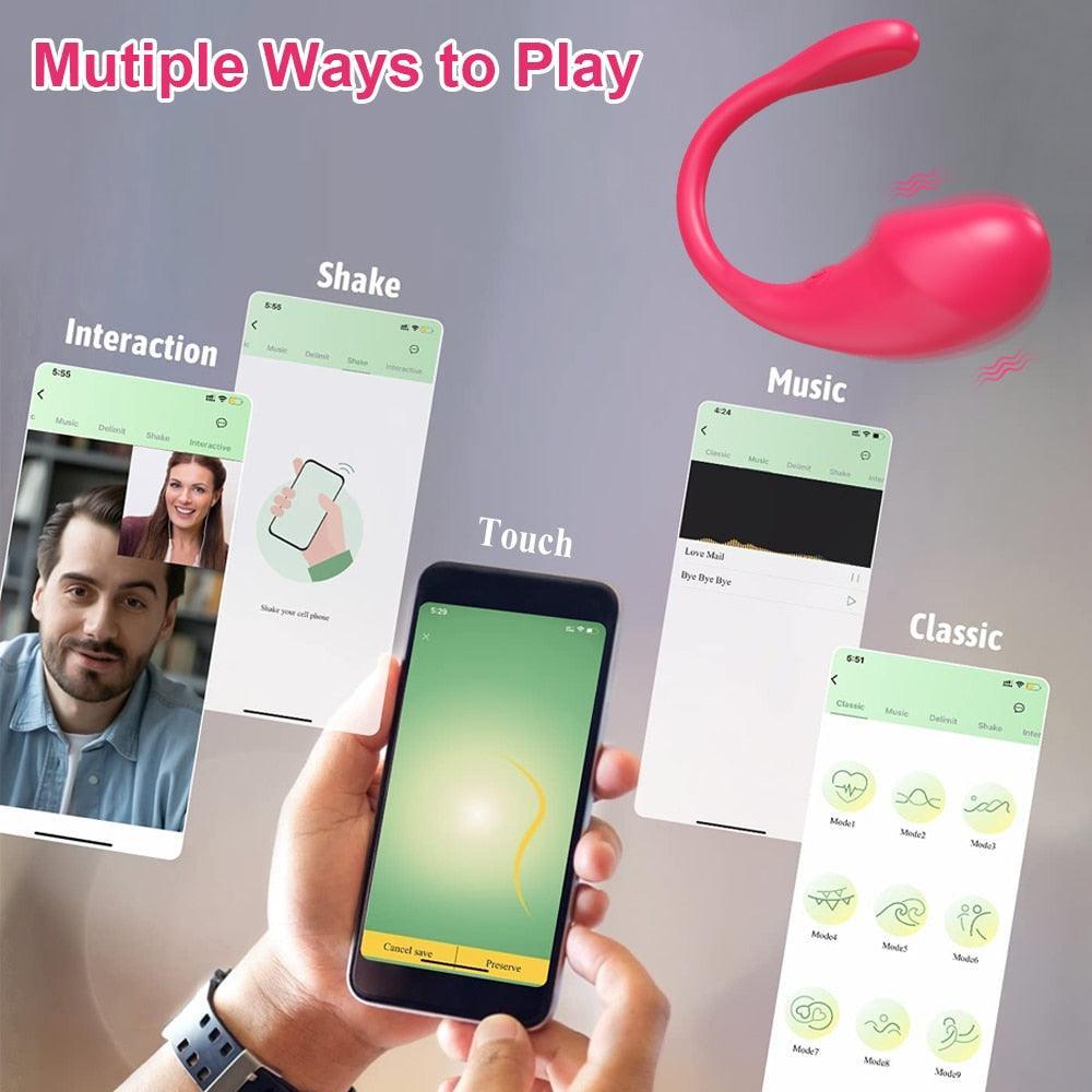 APP Remote Control Vibrating Egg - LUSTLOVER