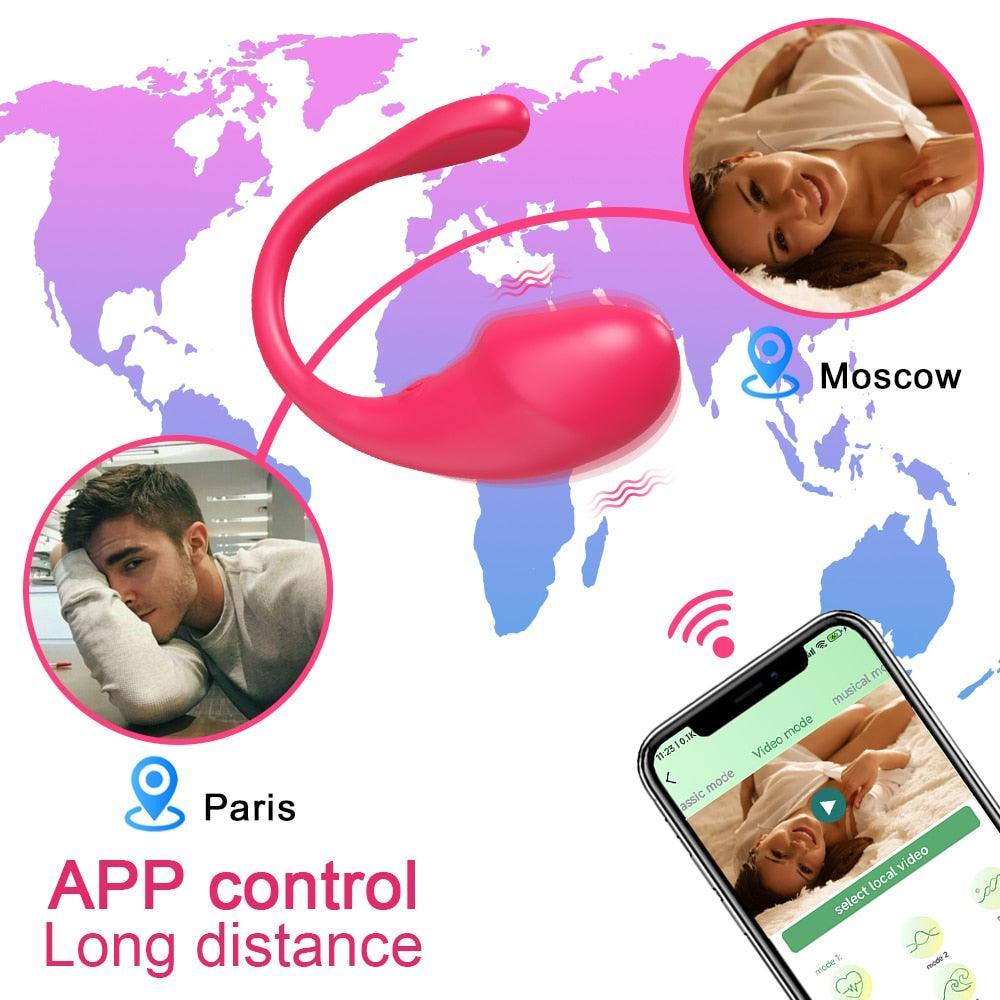 APP Remote Control Vibrating Egg - LUSTLOVER