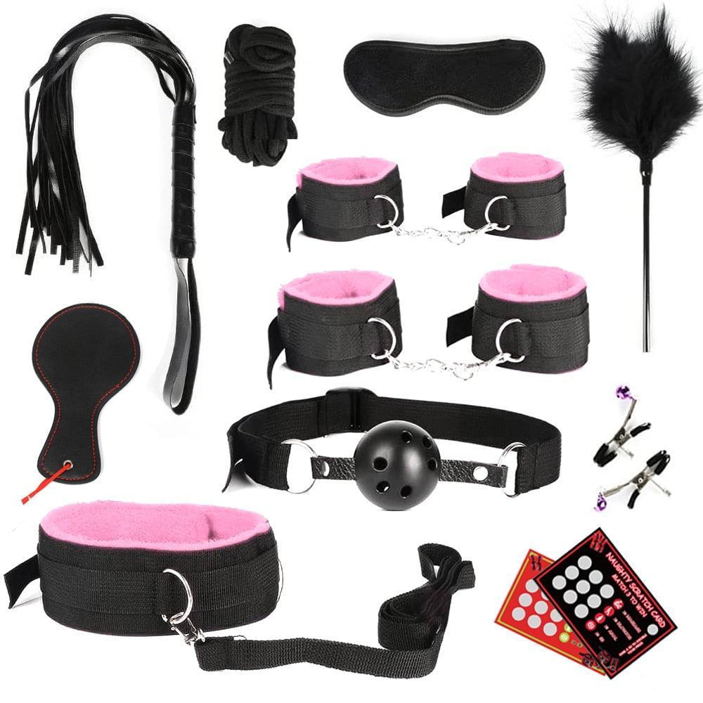 BDSM Bondage Kit 13 Piece - LUSTLOVER