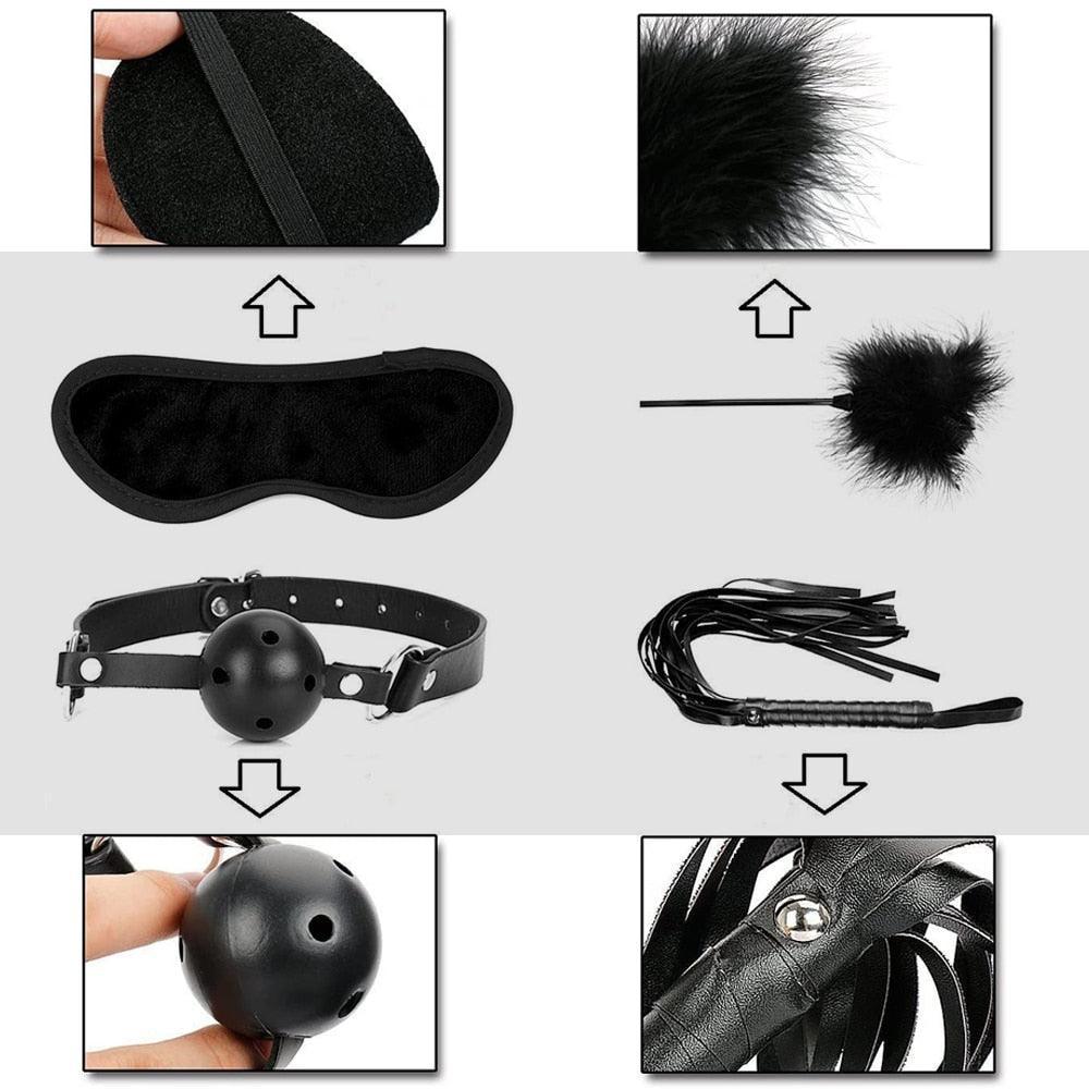 BDSM Bondage Kit 13 Piece - LUSTLOVER