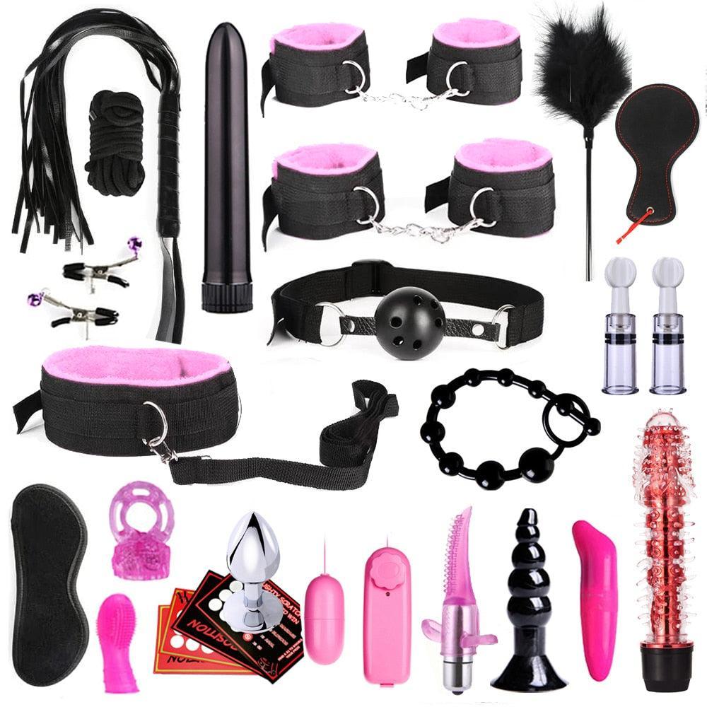 BDSM Bondage Kit 28 Piece - LUSTLOVER