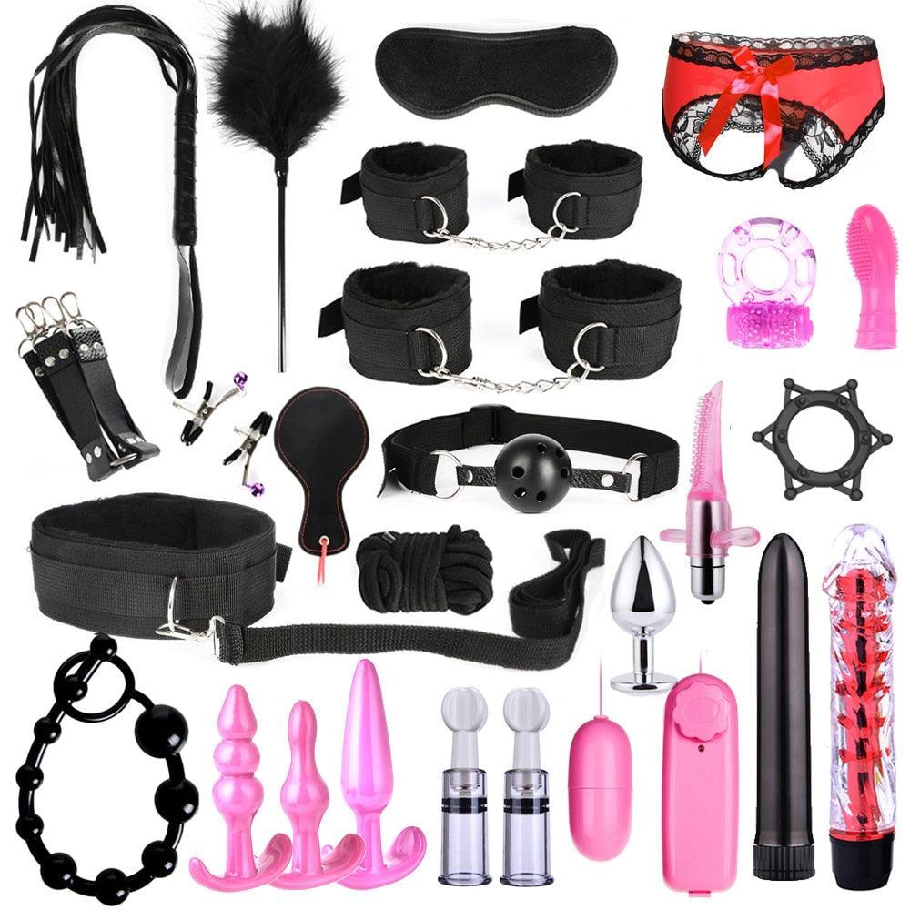 BDSM Bondage Kit 28 Piece - LUSTLOVER