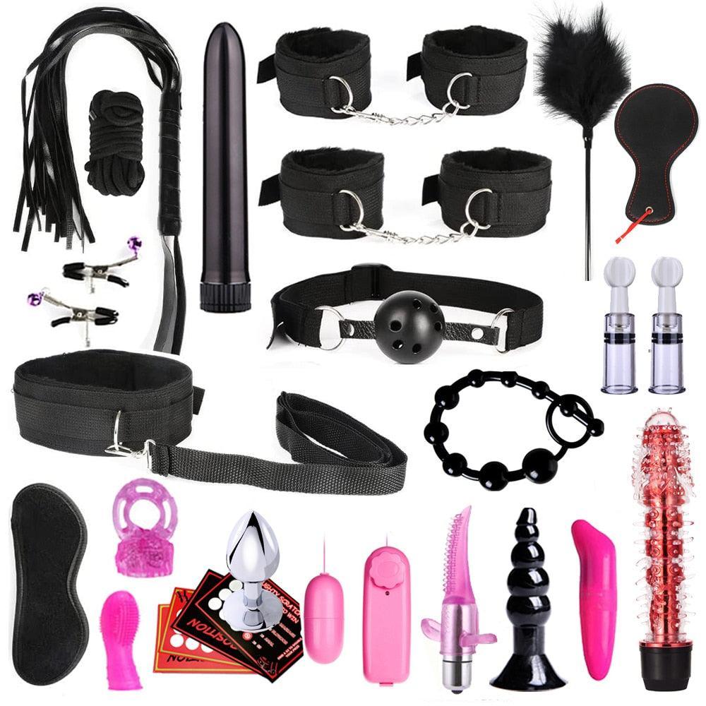 BDSM Bondage Kit 28 Piece - LUSTLOVER