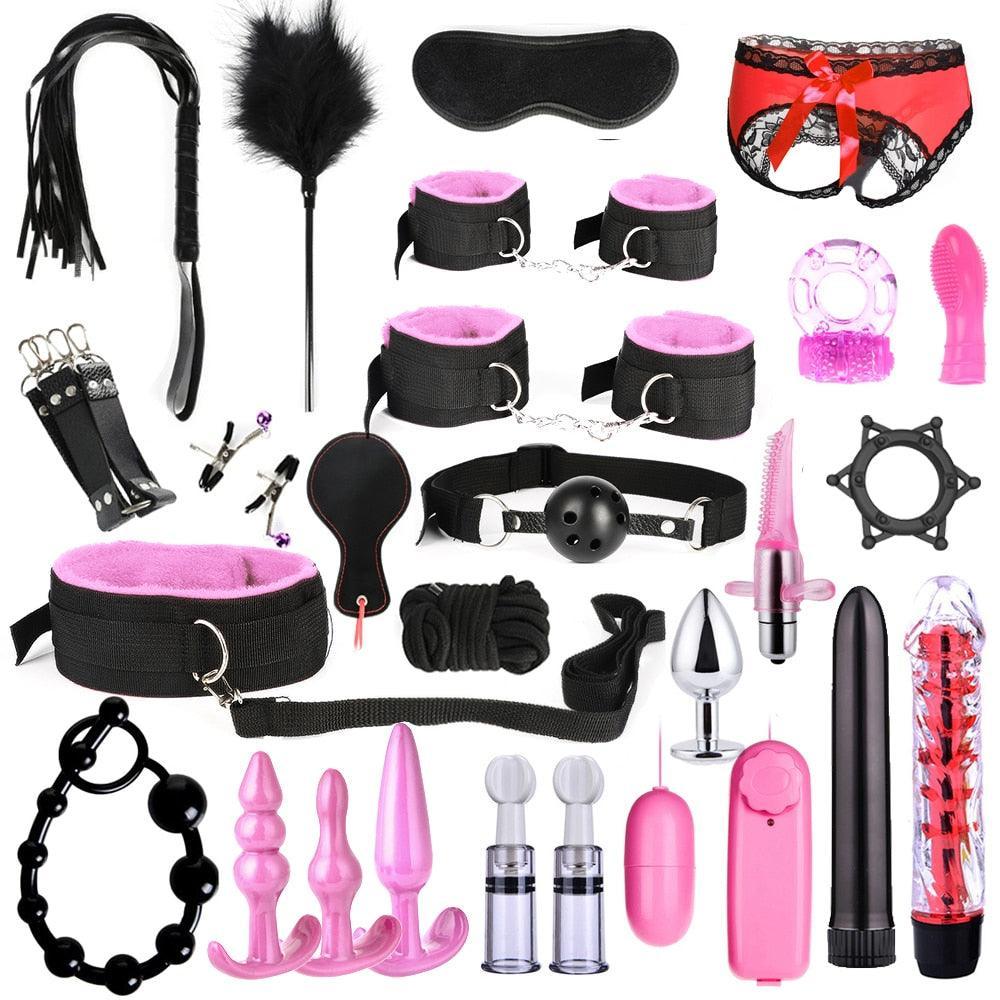 BDSM Bondage Kit 28 Piece - LUSTLOVER