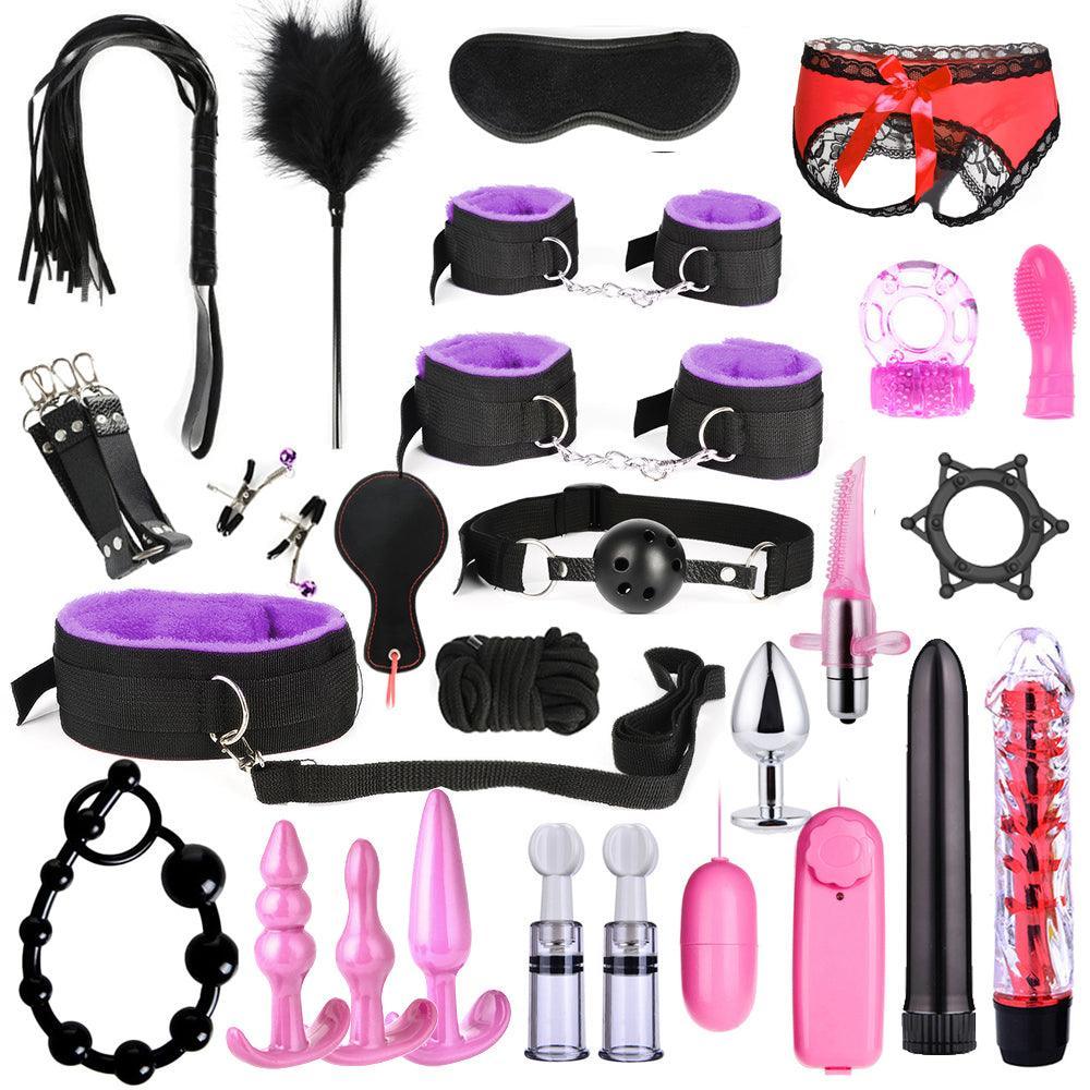 BDSM Bondage Kit 28 Piece - LUSTLOVER