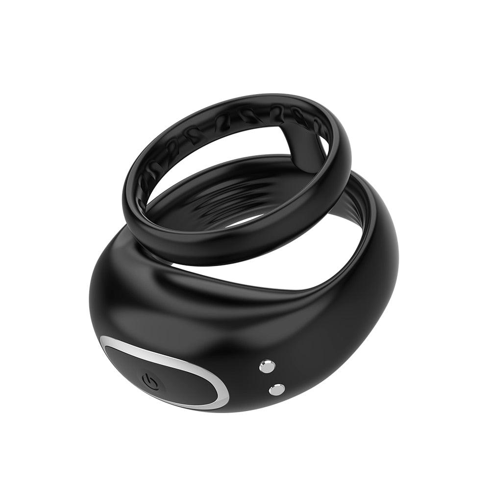 Bluetooth Wireless Remote Control Vibrating Cock Ring - LUSTLOVER