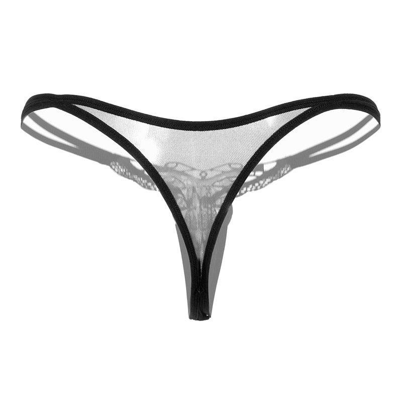 Butterfly with Pearl Tangas G String - LUSTLOVER