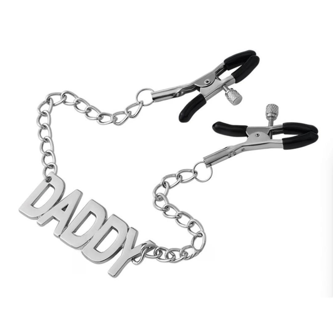 Clamps With Word Chain - LUSTLOVER