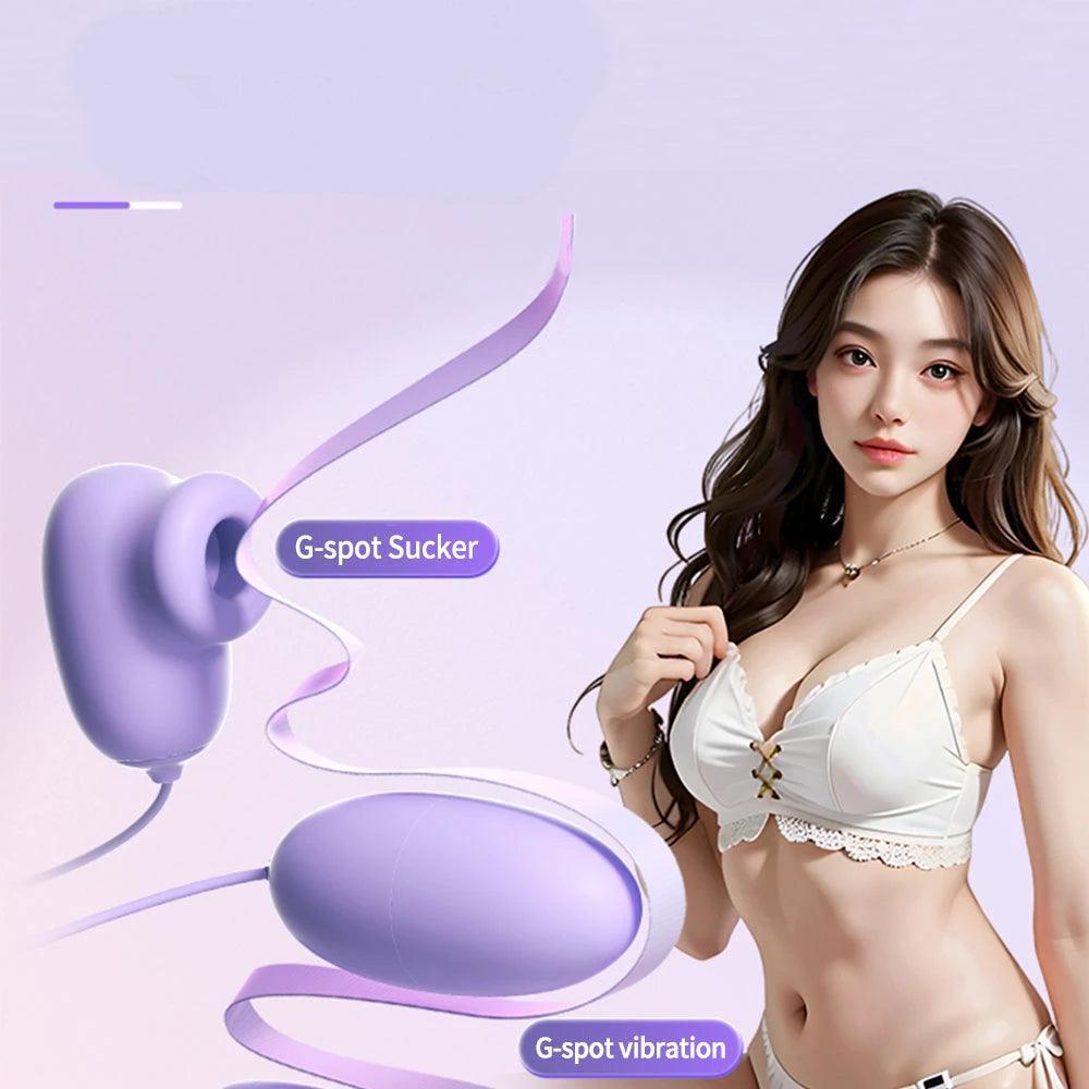 Clitoral Suction Vibrator Love Egg - LUSTLOVER