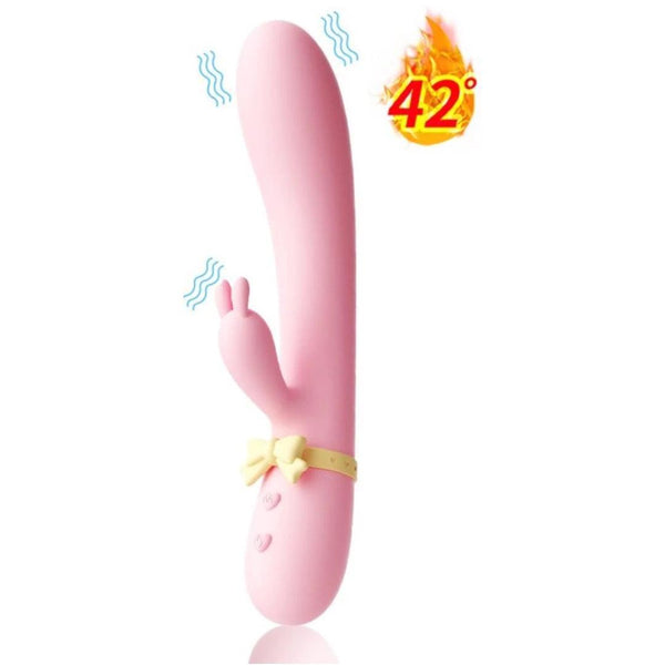 Cute Silicone Thrusting Vibrating Dildo - LUSTLOVER