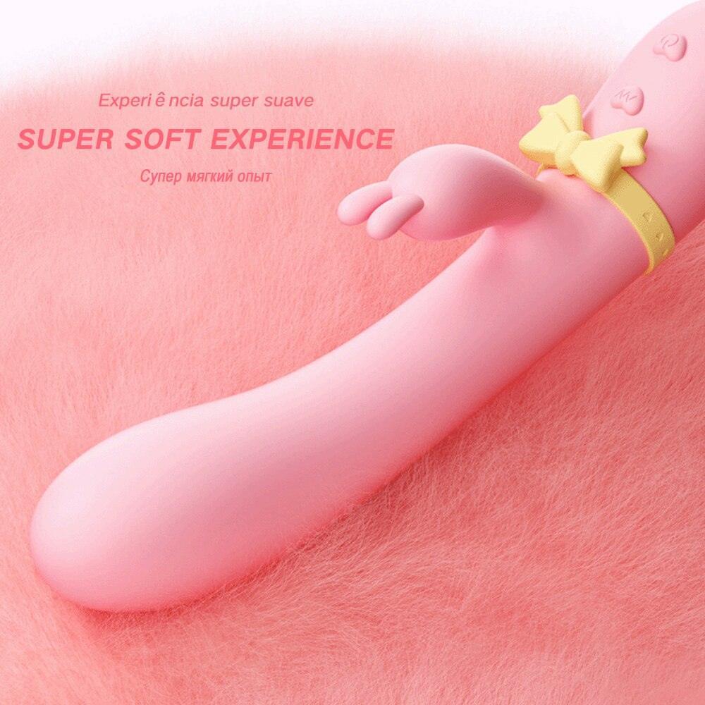 Cute Silicone Thrusting Vibrating Dildo - LUSTLOVER