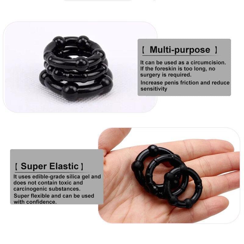 Dot Cock Ring Set - LUSTLOVER