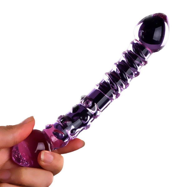 Double-Ended Glass Dildo - LUSTLOVER