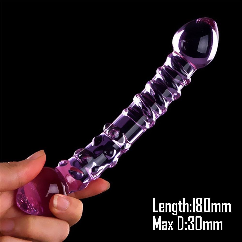 Double-Ended Glass Dildo - LUSTLOVER