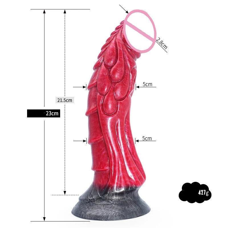 Ejaculating Soft Silicone Dragon Dildo - LUSTLOVER