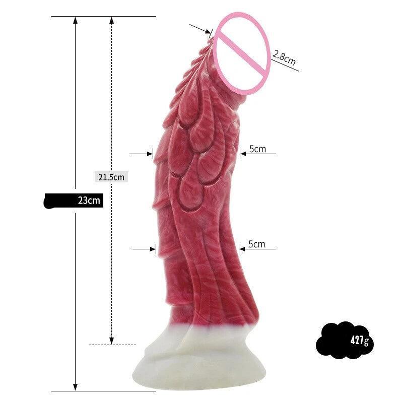 Ejaculating Soft Silicone Dragon Dildo - LUSTLOVER