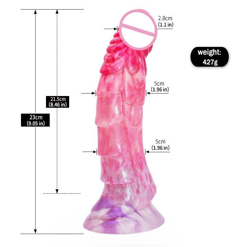 Ejaculating Soft Silicone Dragon Dildo - LUSTLOVER