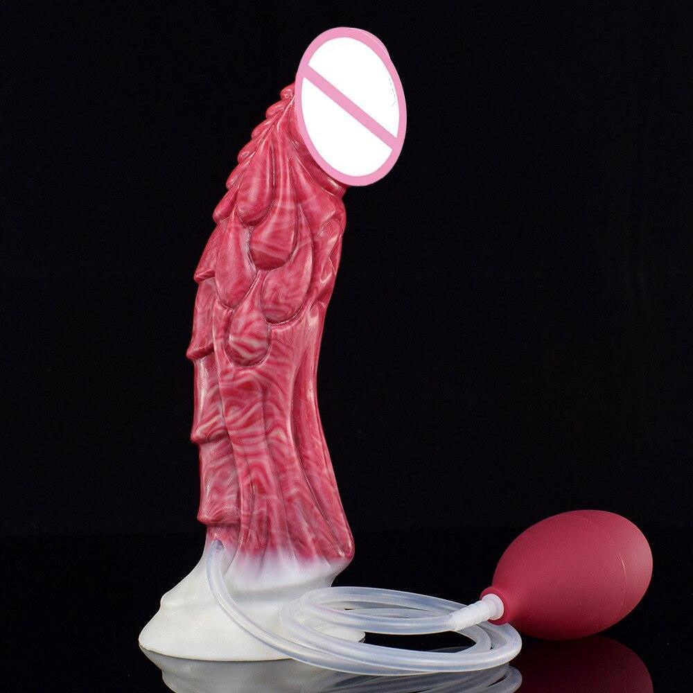 Ejaculating Soft Silicone Dragon Dildo - LUSTLOVER