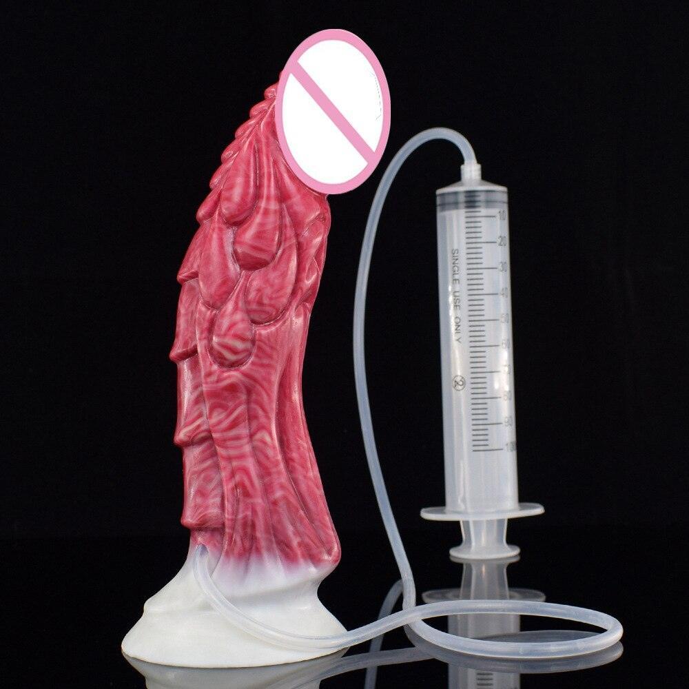 Ejaculating Soft Silicone Dragon Dildo - LUSTLOVER