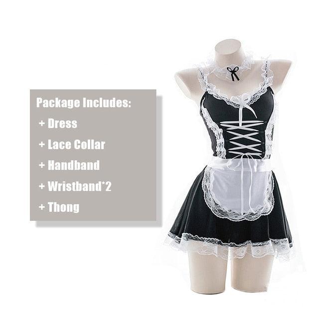 French Apron Maid Dress Costume - LUSTLOVER