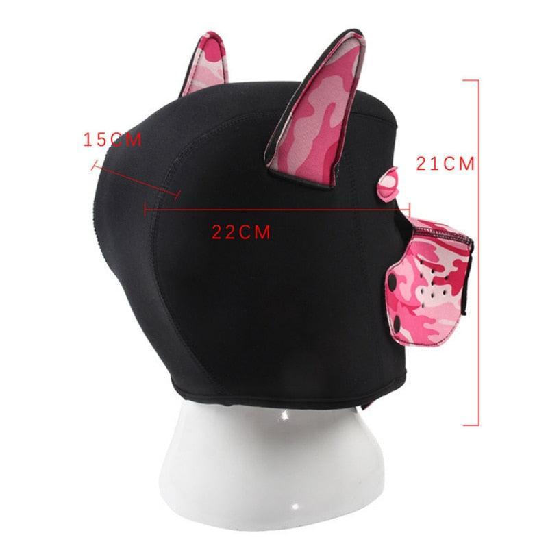 Full Face Fetish Puppy Mask Hood - LUSTLOVER