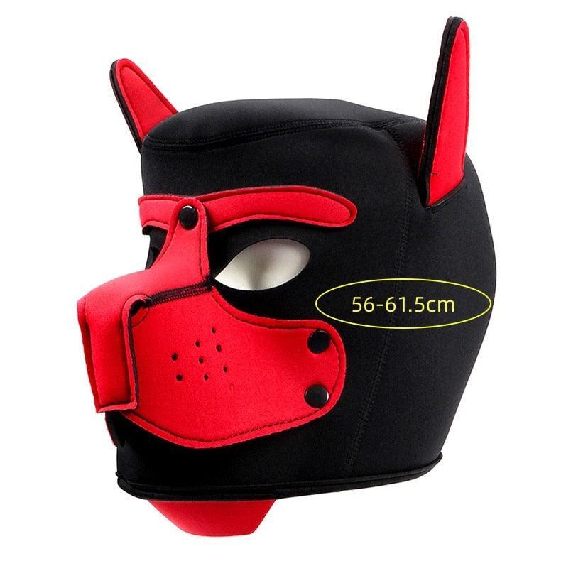 Full Face Fetish Puppy Mask Hood - LUSTLOVER