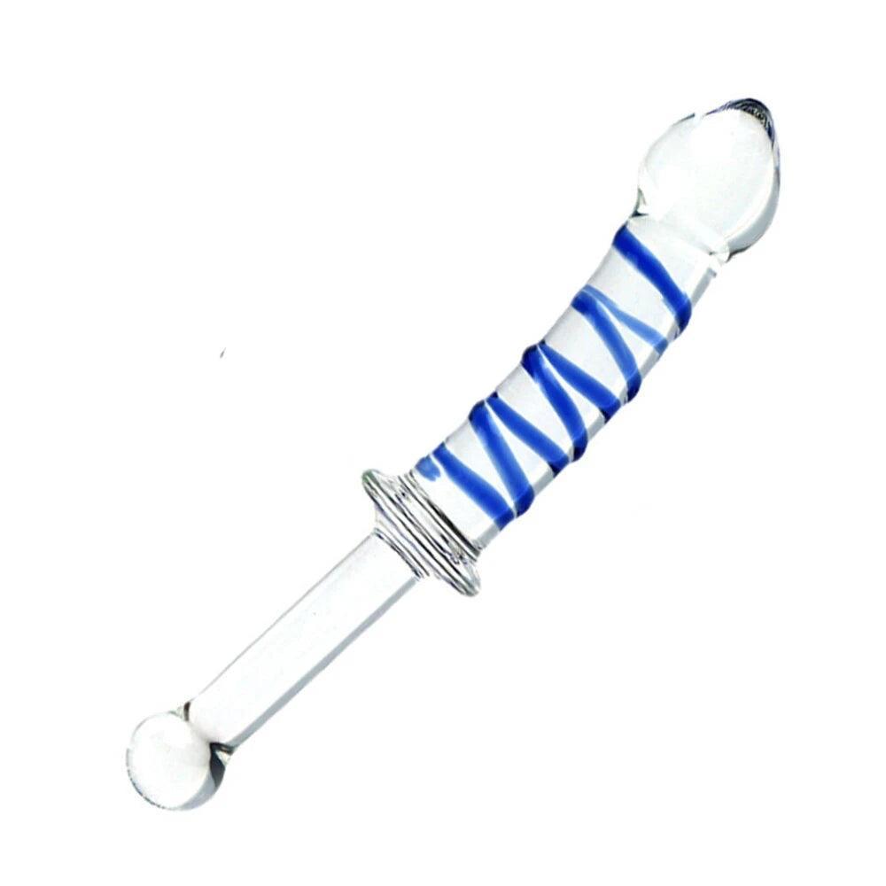 Glass Dildo With Handle - LUSTLOVER