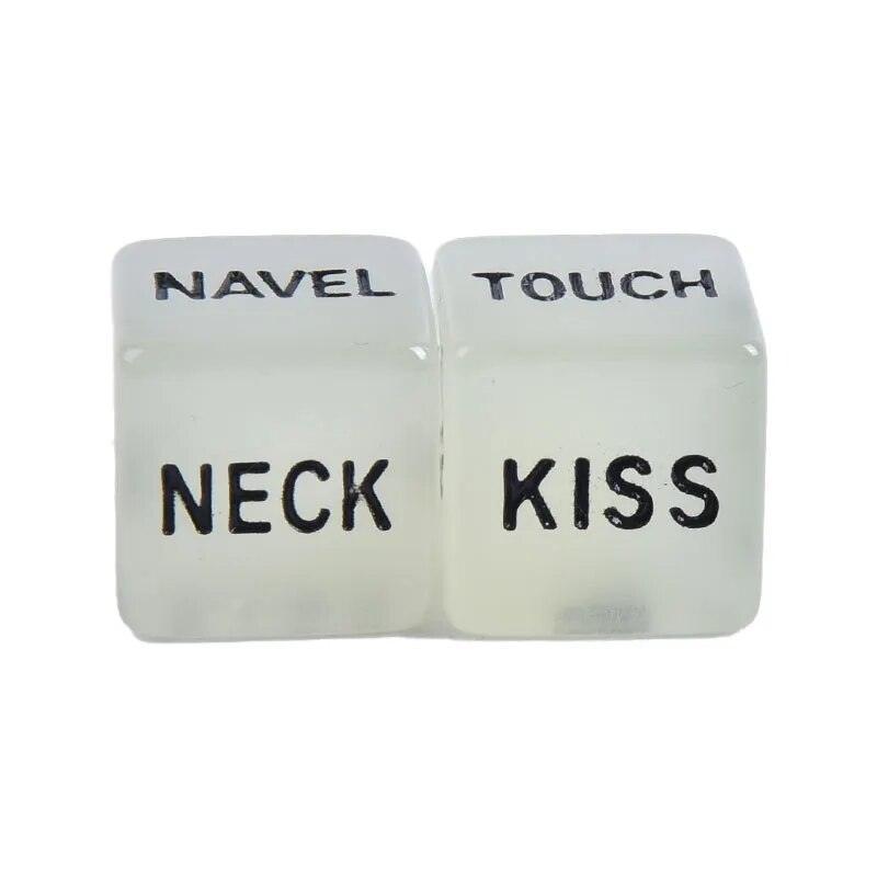 Glow In The Dark Adult Love Dice - LUSTLOVER