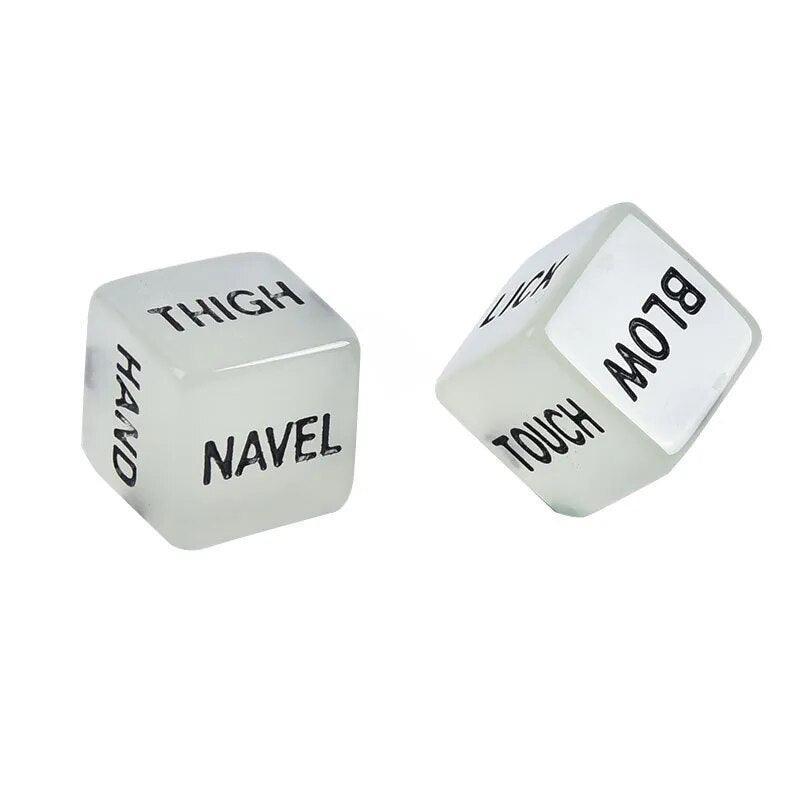 Glow In The Dark Adult Love Dice - LUSTLOVER