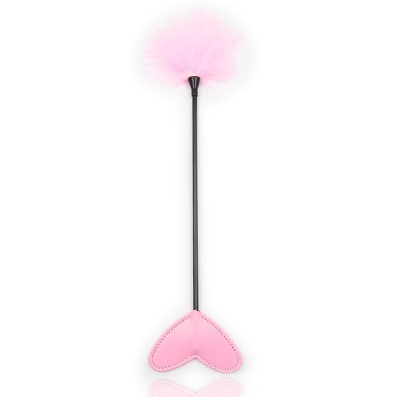 Heart-Shaped Spanker and Feather Tikcler - LUSTLOVER