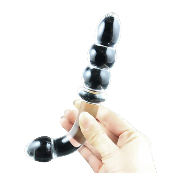 Hook Style Glass Dildo - LUSTLOVER