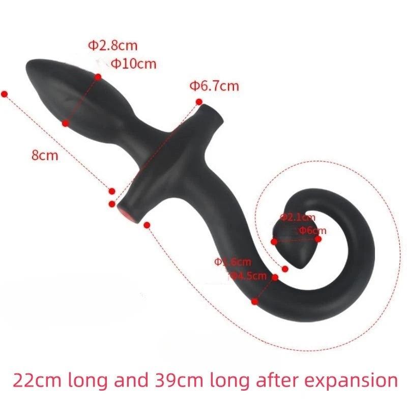 Inflatable Tail Butt Plug - LUSTLOVER