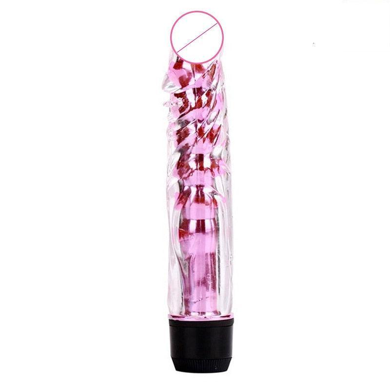 Jelly Dildo Vibrator - LUSTLOVER