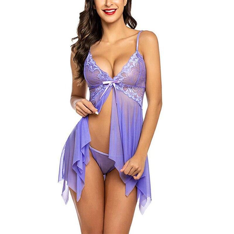 Lace Nightdress + Free Thong - LUSTLOVER